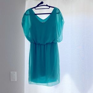 Turquoise dress